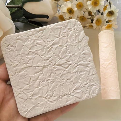 Polymer Clay Texture Roller Work with Polymer Clay Cutters for DIY Earrings Jewelry Making Craft Supplies (Texture B) - color: Texture B