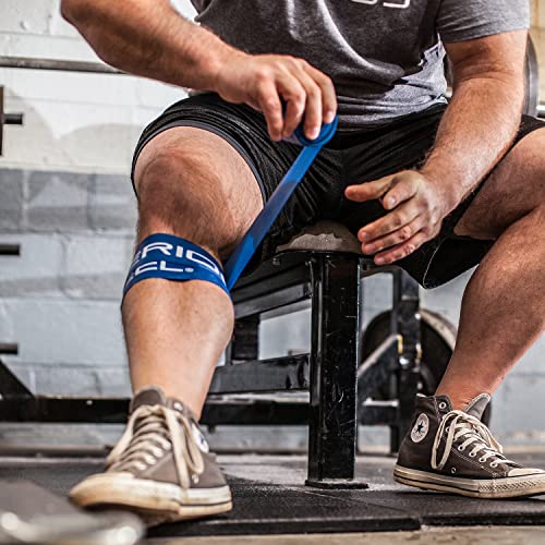 Serious Steel Mobility & Recovery (Floss) Bands |Compression Band | Tack & Flossing Band (7' L x 2" W) - color: Single - Blue