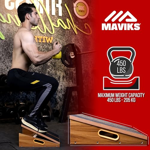 Professional Adjustable Calf Stretcher Slant Board for Squats for Ankle and Achilles Stretching, Posture Wooden Slant Board for Calf Stretching, Squat Wedge for Physical therapy & Exercise - color: Full-Coverage