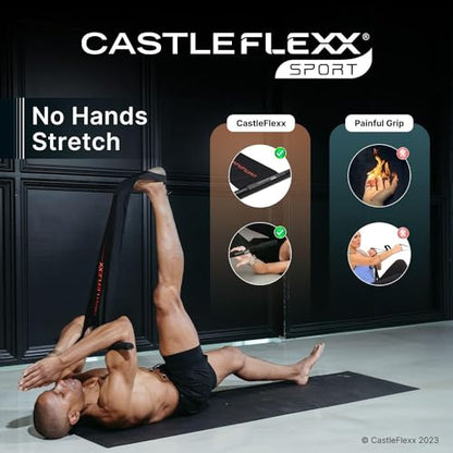 CastleFlexx Mobility and Full Body Strengthening Device - color: Black, size: Standard 5'0 - 5'8