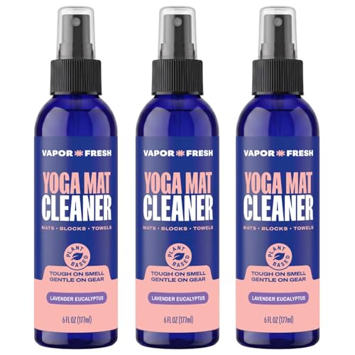 Vapor Fresh Yoga Mat Cleaner Spray, Eucalyptus Lavender, 6oz (3 Pack) - size: 6 Fl Oz (Pack of 3)
