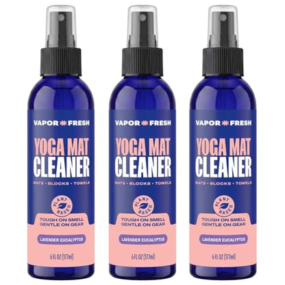 Vapor Fresh Yoga Mat Cleaner Spray, Eucalyptus Lavender, 6oz (3 Pack) - size: 6 Fl Oz (Pack of 3)
