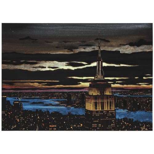 SoHo Urban Artist Black Watercolor Paper Pad, 11x14 12 Sht, Cold Press | Watercolor Spiral Pad, 25% Cotton Acid-Free Paper for Mixed Media, Gouache, Acrylic Paint, Ink & Metallic Watercolor Paint