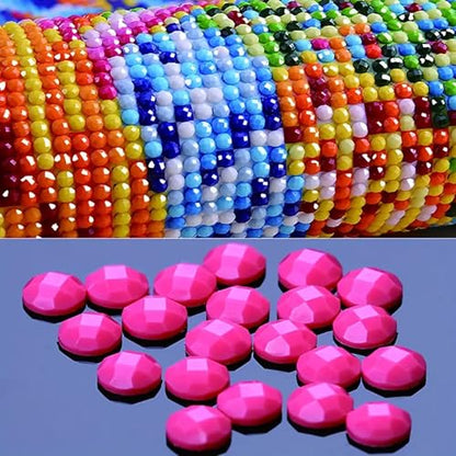 Diamond Painting Kits for Adults, Ocean Eye Diamond Art Kit 12x16In | 5D Full Round Drill Diamond Dots Kits Gem Arts DIY Crafts for Home Wall Deco Present - color: KM1145-1