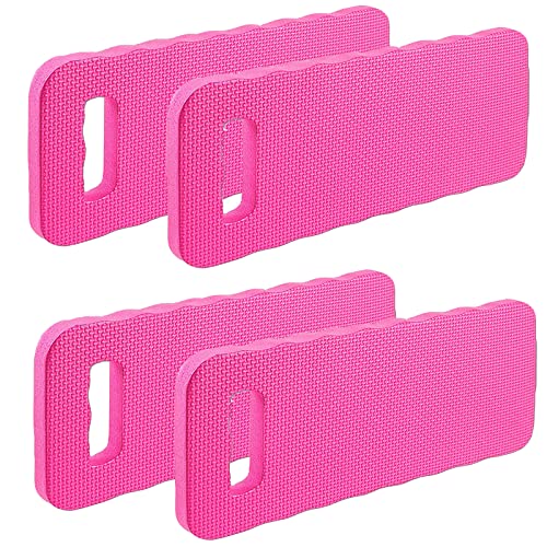 YWSHF 4 PCS Garden Kneeling Pad,Knee Mat Waterproof Foam Knee Pads for Gardening,Cleaning,Baby Bath,Yoga,Praying and Exercise 15.745'' x 7.09'' x 0.79'' Pink - color: Pink-4 PCS