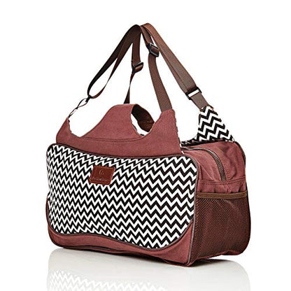 #DoYourYoga Full-Zip Extra Large Yoga Mat Tote Bag with Multi-Functional Storage Pockets for Sports Gym Pilates »Vimalaa« - color: Black&White