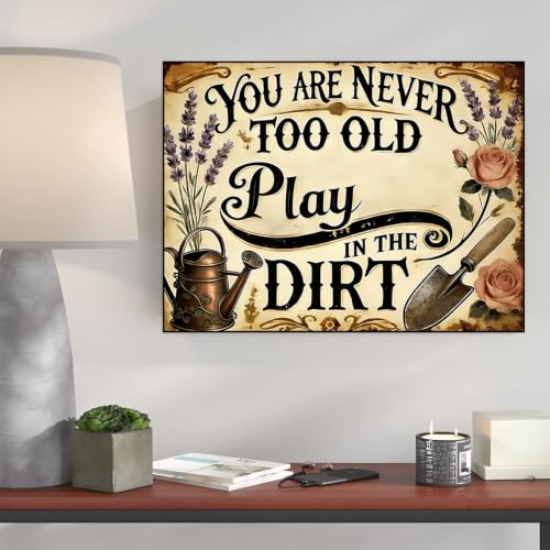 Planting Diamond Art Kits for Adults, Diamond Art Painting Kits for Adults | Planting Gardening Stress Relief Full Round Drill Heartfelt Gift Strong Adhesive Wall Decor HD Canvas 11.8x15.7 in 30x40 cm - color: Gardening