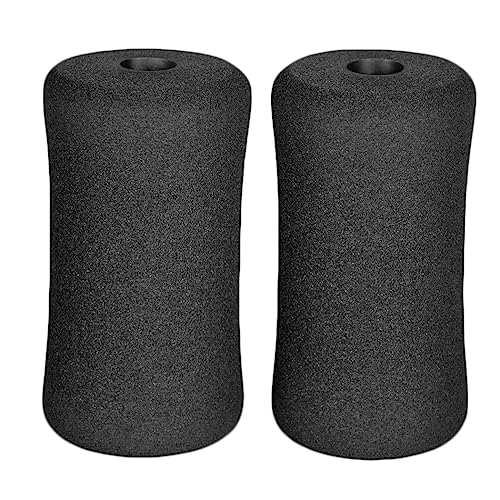 Sponge Foam Foot Pad Roller Pair, Used for Replacing Gym Exercise Equipment, Suitable for 1-inch Rod (Foam 6.3" X 3.07" Od X 0.87" Id) - color: Foam 6.3" X 3.07" Od X 0.87" Id
