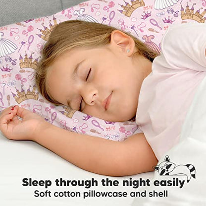 Toddler Pillow with Pillowcase 13x18 My Little Dreamy Pillow(Dear Princess) - color: Dear Princess