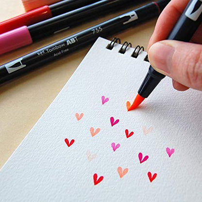 Tombow Dual Brush Pen, Abt, No. 905 (AB-T905) - color: 905 Orange