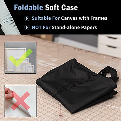 Sleekspace Art Portfolio Case. Soft Case Professional Portfolio with Multi Handles for Artwork Storage,Presentation Book Carrying,Artist Portfolio Bag - size: 24x36 Inches