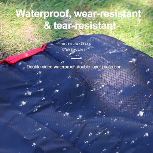 Pocket Picnic Blanket Portable Sandproof Beach Mat Ultralight - color: Blue