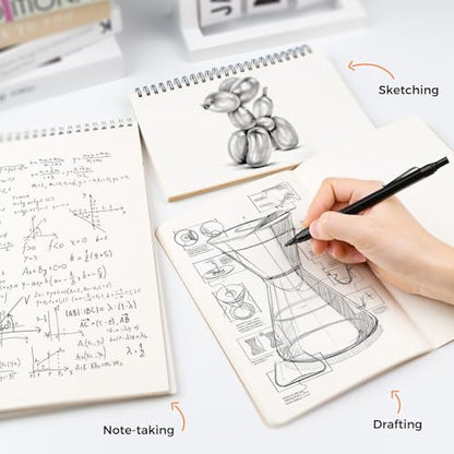 4PCS Metal Mechanical Pencil Set, 0.5mm+0.7mm, Storage Case, Black＆Silver | 480 Lead Refills, 3 Erasers, 9 Eraser Refills, Smooth Writing, Anti Grip, for Sketching, Technical Drawing, Art Projects - color: Silver+Black (4PCS)