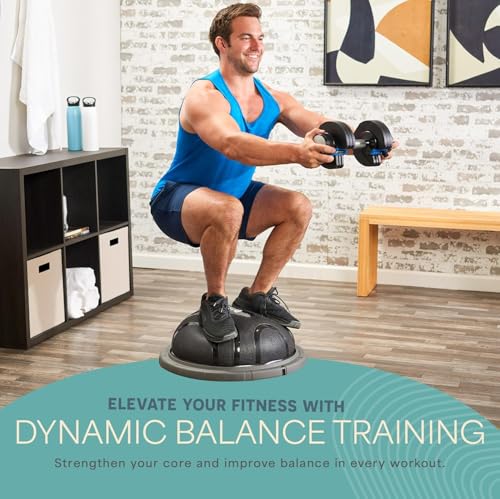 Lifepro Horizon Half Balance Ball Trainer with 440 lb Capacity Stability - color: Black