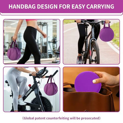 Yoga Knee Pad, 1.57 Inch Thick, Memory Foam and EPE Foam, Waterproof and Non-Slip, for Knees Elbows Wrist Hands Head Yoga Pilates Work Out Kneeling Pad, Exercise Mat 2 - color: Purple
