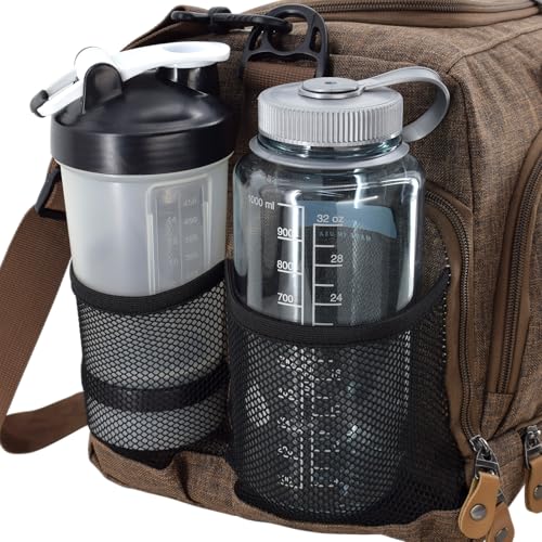 Ultimate Gym Bag 2.0: The Durable Crowdsource Designed Duffel Bag with 10 Optimal Compartments Including Water Resistant Pouch - color: Brown, size: Medium (20")