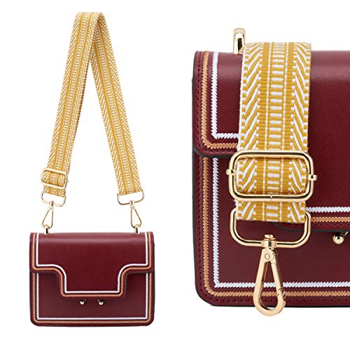 ZOOEASS Wide Shoulder Strap Adjustable Replacement Belt Crossbody Canvas Bag Handbag - color: Wide: 1.4"(3.5cm)color2, size: Wide: 1.4"(3.5cm)