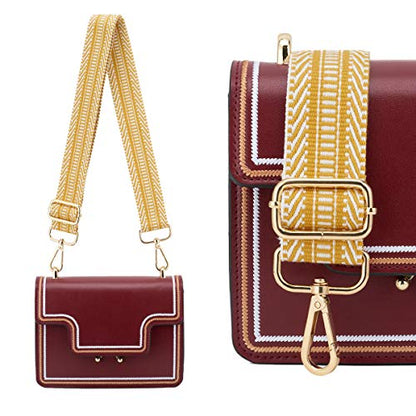ZOOEASS Wide Shoulder Strap Adjustable Replacement Belt Crossbody Canvas Bag Handbag - color: Wide: 1.4"(3.5cm)color2, size: Wide: 1.4"(3.5cm)