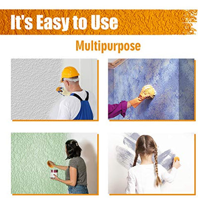 LAVEVE Knockdown Texture Sponge for Wall and Drywall Patch/Repair, 2 Pcs | Home Decor DIY Painting for Ceiling and Wall Texture