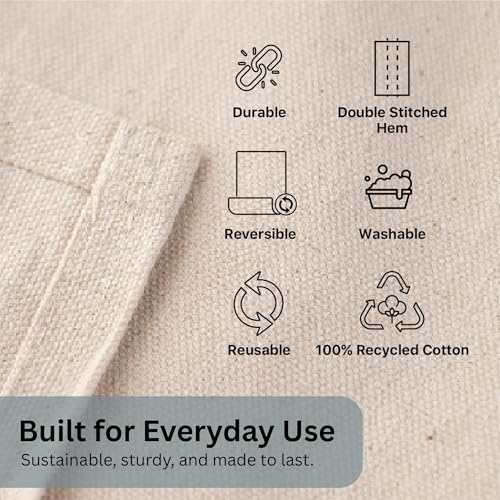 4x5ft Recycled Cotton All Purpose Canvas Tarp Cover Painter Drop Cloth-1Pk | Top Cotton Reusable Paint Drop Cloth,Canvas Tarp Cover for Painter, Furniture, Floor Protection, Painters Dropcloth - size: Pack of 1 - 4' x 5' (Standard)