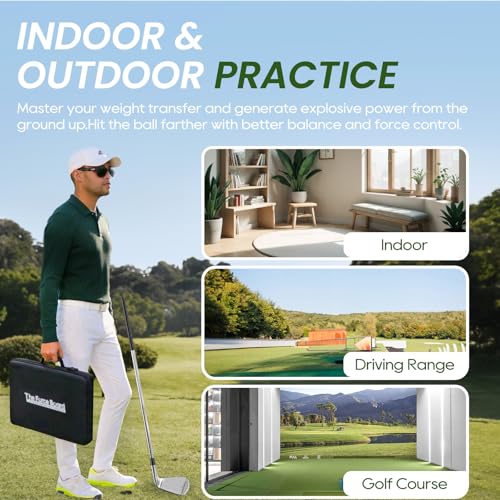 Golf Pressure Plate Training Aid, Adjustable Balance Board
