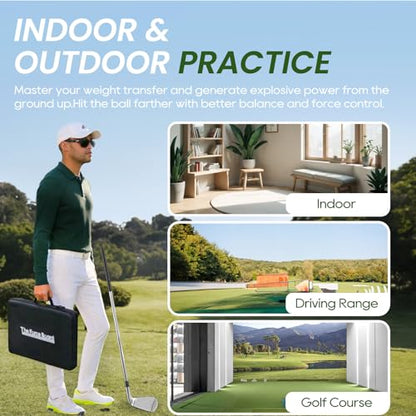 Golf Pressure Plate Training Aid, Adjustable Balance Board