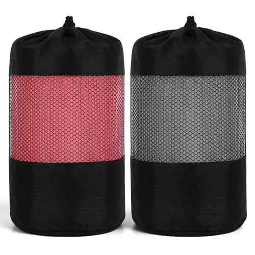 2 Pack Yoga Mat Towel with Grip Dot, Non Slip Yoga Towels, 72" x 24"