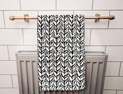 Herringbone Abtract Hand Towel White Sketch Face Towels Suit Travel Sports Pool Swimming Bath Camping Spa Gym Yoga,15x30 Inch - color: Herringbone Abtract