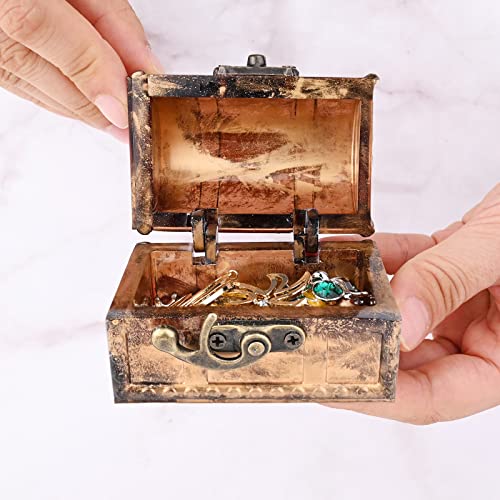 Actvty Silicone Box Mold for Resin Casting, Treasure Chest Silicone Mold with Hasp Lock, Dice Storage Container for DIY Jewelry Dice Box Home Decor Resin Art Gifts
