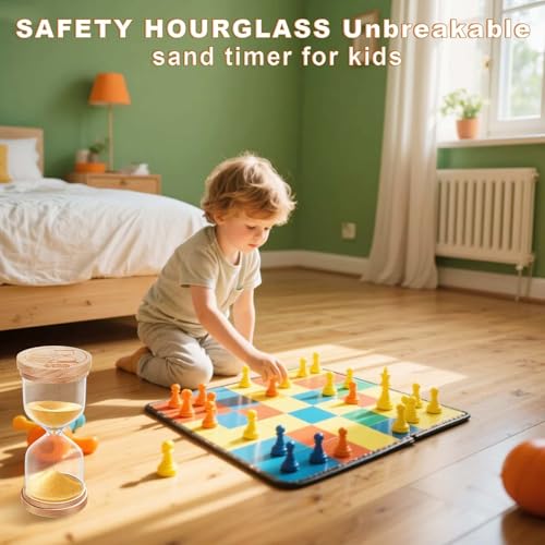 30 Minute Sand Timer Hourglass:Small Wooden Sand Clock,Gold Sand Watch,Hour Glass Sandglass for Classroom,Home,Games (Gold) - color: Gold, size: 30 minute