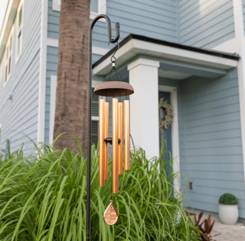 28” Wind Chime with Gift Box – Whispering Hearts Collection – Rose Gold