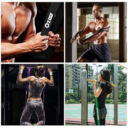 Pull Up Bands, Resistance Bands, Pull Up Assistance Bands Set for Men & Women, Exercise Workout Bands for Working Out, Body Stretching, Physical Therapy, Muscle Training