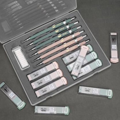 Mr. Pen- Mechanical Pencil Set with Lead and Eraser Refills, 6 Pack | 2 Sizes, 0.5 and 0.7mm, Sketching Pencils, Drafting Pencil, Drawing Mechanical Pencils