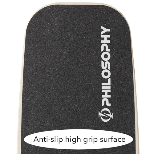 Philosophy Gym Balance Board, Wooden Balance Exercise Trainer