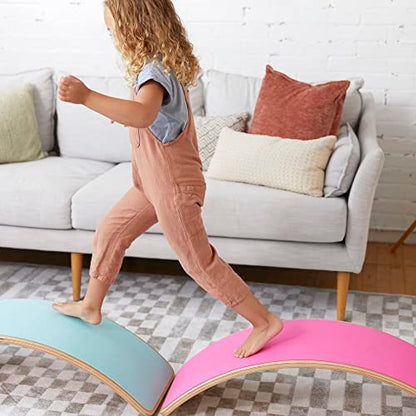 ECR4Kids Balance Board, Montessori Toy, Seafoam - color: Seafoam