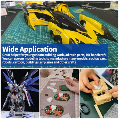 40Pcs Model Tools Kit, Modeler Basic Tools Craft Set Hobby Modeling Tools for Gundam Assembling Building Repairing and Fixing