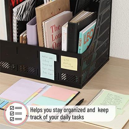 Mr. Pen- Sticky Notes Set, 410 Pack, Ruled | Dotted & Blank Notes with 150 Index Tabs, Divider Sticky Pads for Bible Study, Office, School, Planning - color: Muted Pastel, size: 1 Set