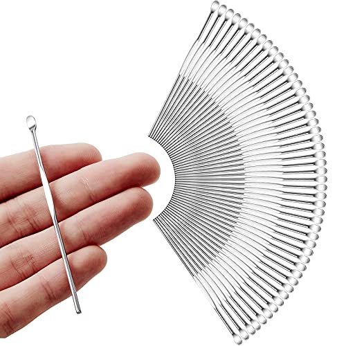 Honoson 50 Pcs Wax Carving Tool Stainless Steel Clay Sculpting Tools | Spoon Carving Kit, Clay Tools, Wax Accessories, for Wood Wax Modeling Sculpting and Shaping Engrave