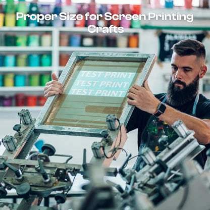 Caydo 2 Pieces Aluminum Screen Printing Screens with 160 Mesh, 10 x14 Inch Silk Screen Printing Frames for T-Shirts and Fabric Screen Printing - style: 160 Mesh
