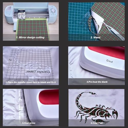 Sublimation Transfer Ink Sheets for Cricut Heat Press, Solid Color Glitter Pre-Inked Transfer Paper for T-Shirts, Mugs, Tumblers, 12"x10",14pcs