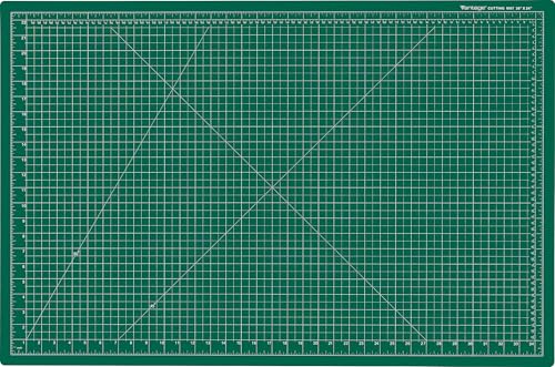 Dahle Vantage 10473 Premium Self-Healing Cutting Mat, 24"x36", 1/2" Grid, 5 Layers for Max Healing, Perfect for Crafts & Sewing, Green - color: Green, size: 36"L x 24"W