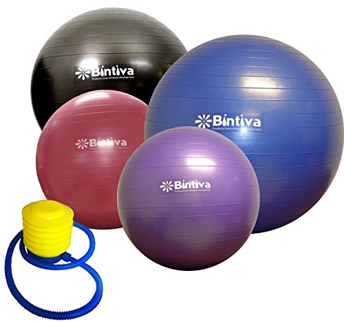 bintiva Exercise Ball - color: Blue, size: S (50-55cm)