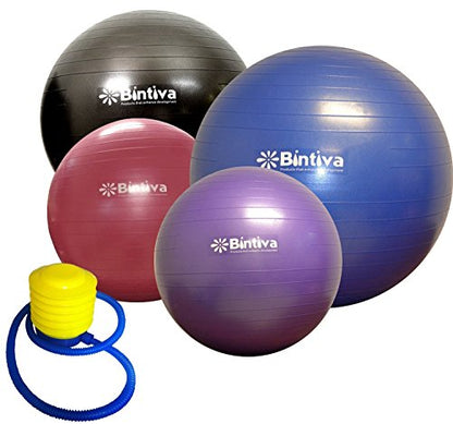 bintiva Exercise Ball - color: Blue, size: S (50-55cm)