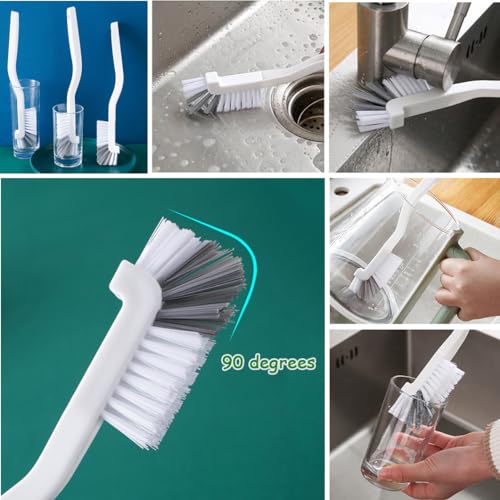 26Pcs Small Cleaning Brush, Crevice Cleaning Brushes for Small Spaces | Gap cleaning tool set, ideal for window grooves and deep crevice cleaning