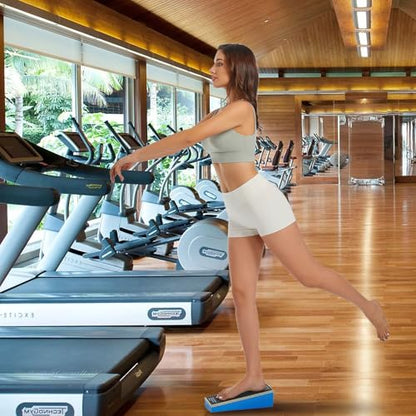 Athletic Balance Boards,Slant Board,Wobble Board,Balance Wedge for Condition Your Body and Prevent Injury - color: Blue