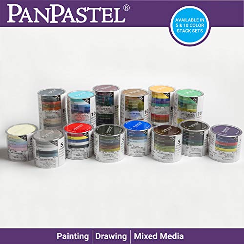 PanPastel Ultra Soft Artist Pastel Set 9ml 5/Pkg, Pearl Mediums - color: Multicolor, style: fine