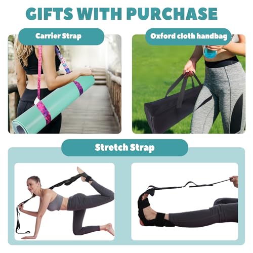 Portable Marley Dance Floor Mat with Carry Bag, 5mm Thick Non-Slip PVC for Ballet, Jazz & All Styles | 3.3x5.9ft Reusable Mat for Home Studios, Events & Professional Use