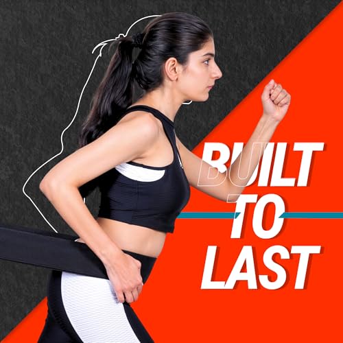 76 Inch Fabric Resistance Band for Strength Training, Mobility, and Stretching, Non-Slip Workout Band for Athletes, Home Gyms, Yoga, and Physical Therapy - color: Black