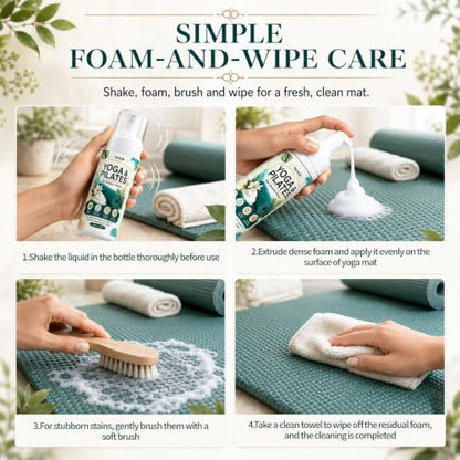 TBTFW Yoga Mat Cleaner Spray, Yoga Mat Foam Cleane-6.76oz