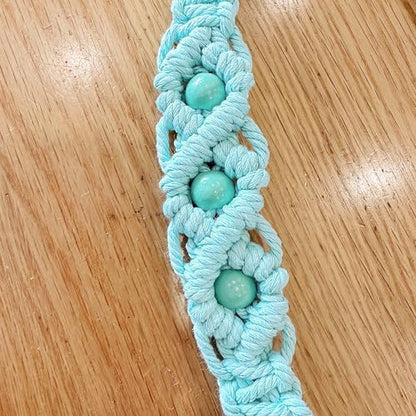 kiido Macrame Yoga Mat Carrying Strap [MAT NOT Included], Hand Woven Multi-Purpose Strap/Carrier - color: Mint Green